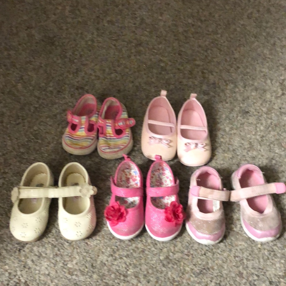 Size 4 baby girl shoe collection